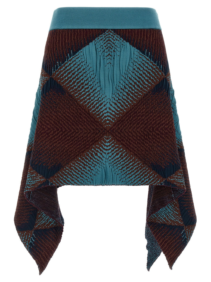 Kiko Kostadinov Ikat Argyle Skirts - Blue | b4c21350b3346420d6f614f5390a7bba056ede9f