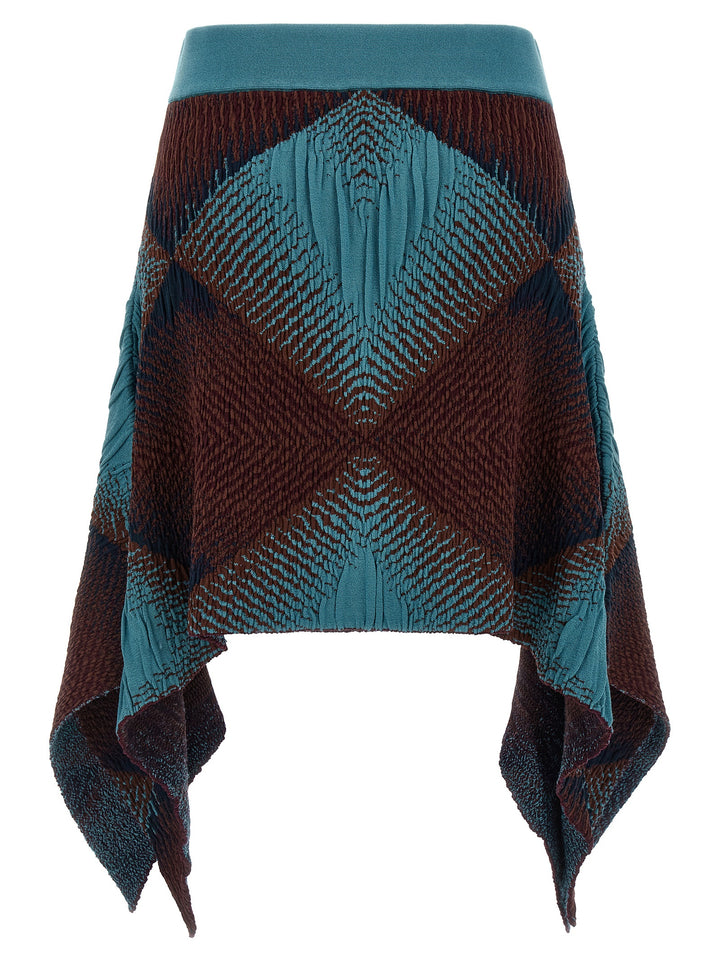 Kiko Kostadinov Ikat Argyle Skirts - Blue | e7ea5cd1ea5998b922d579c353633013b2cd10ac