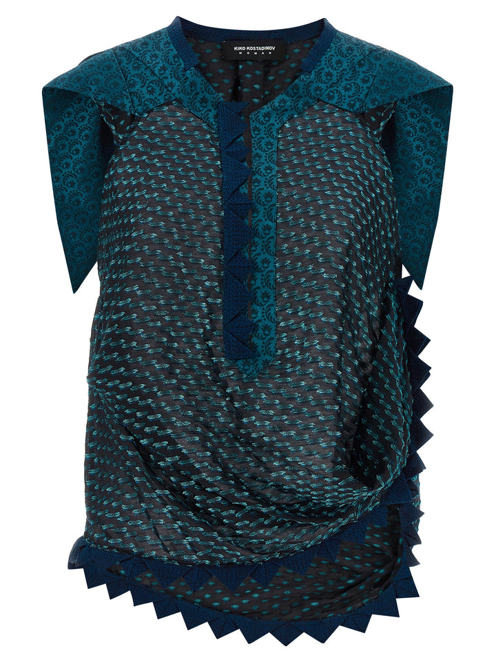 Kiko Kostadinov Weathervane Tops - Blue | 7a41c6ada3fe81cfb143cde16a4a0b7841e23b30