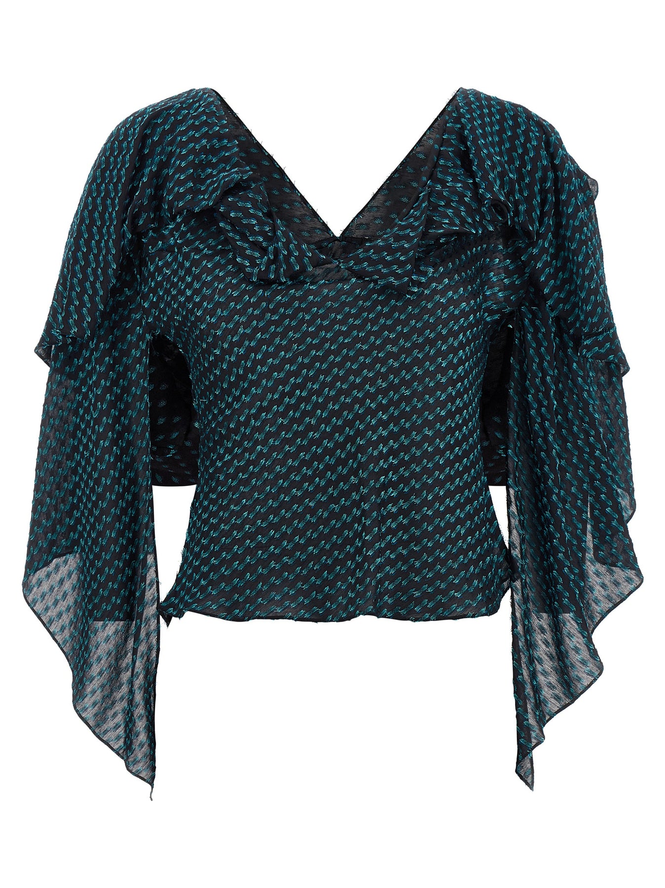 Kiko Kostadinov Plexus Shirt and Blouse - Blue | b94d3185fe2cd1781af38ede1eb07513d161426e