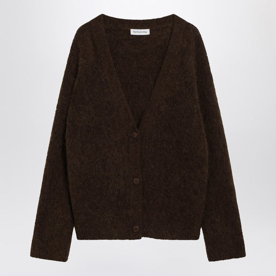 Olive Brown Oversized Elland Cardigan