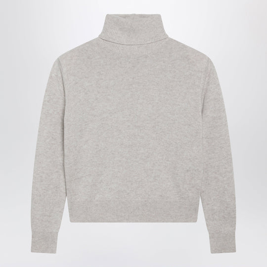 Gala Light Beige Merino Wool Turtleneck Sweater
