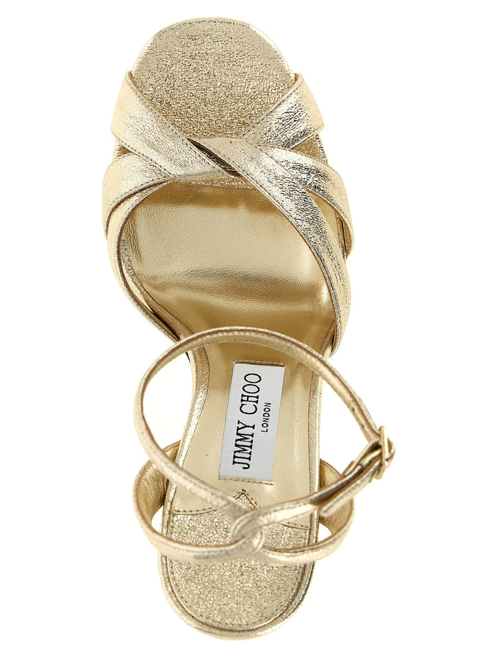 Jimmy Choo Kove Sandals - Gold | 178f811662dc50a9da76daeee461167b5783e3b4