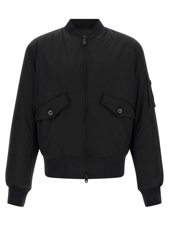 Y-3 Puffer Jackets Black