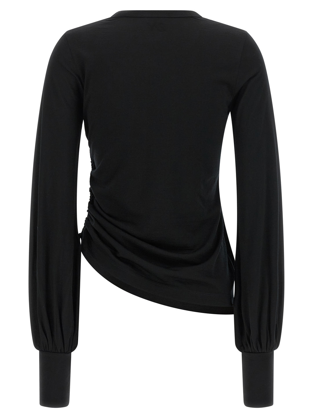 Y-3 Draped Cut T-shirt - Black | aa001e67af42d548e69cc62cb6b1b9687273d9b3