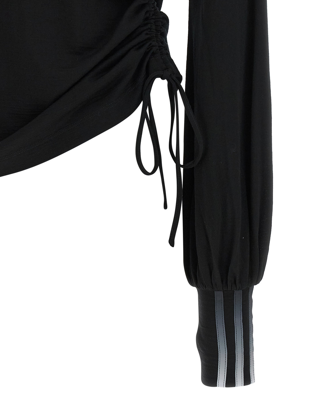 Y-3 Draped Cut T-shirt - Black | b569d01131cbfd32751d609678af8572dfc69c16