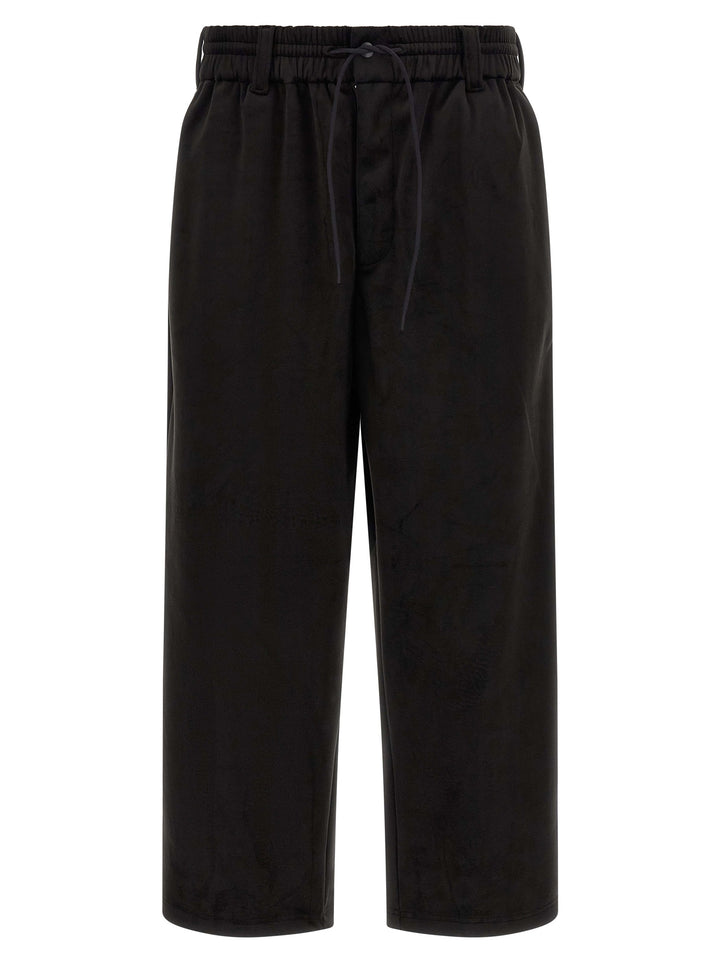 Y-3 Velvet Effect Joggers Pants - Black | bb4e81ed340487463887ffb9e70d3fb2beed9a26