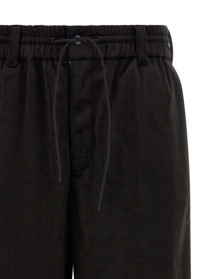 Y-3 Velvet Effect Joggers Pants - Black | 191f53655de306a4e59147386ee9f01114adaf57