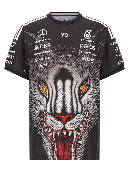 Y-3 X Mercedes Amg Petronas Formula One T-Shirt Black