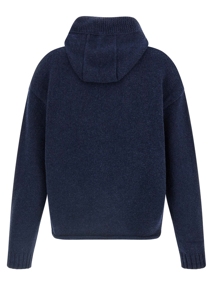 J.W. Anderson Anchor Embroidery Sweatshirt - Blue | 043969ecff0a34ddaf11d8e7ab76b94c941fd994