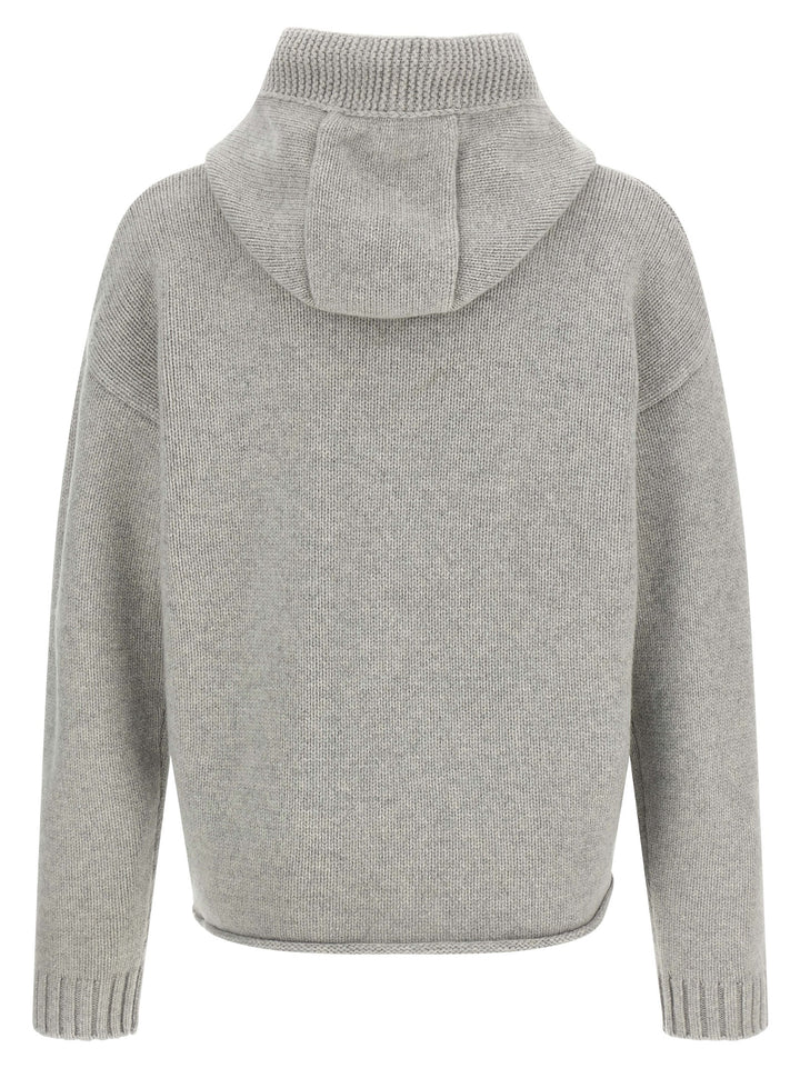 J.W. Anderson Anchor Embroidery Sweatshirt - Gray | 2be149996b1bcdcf66f23e5111b2dafbe90582c5
