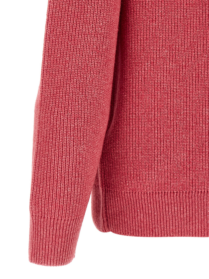 J.W. Anderson Half-Zip Sweater Sweaters and Cardigans - Pink | 5072586ab88f6c9a6173ec445fde7b5a9e97c189
