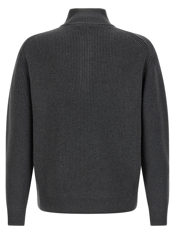 J.W. Anderson Half-Zip Sweater Sweaters and Cardigans - Gray | c5f8b6e2d57680ab1a94e7c6b2fe8e139f0387f5
