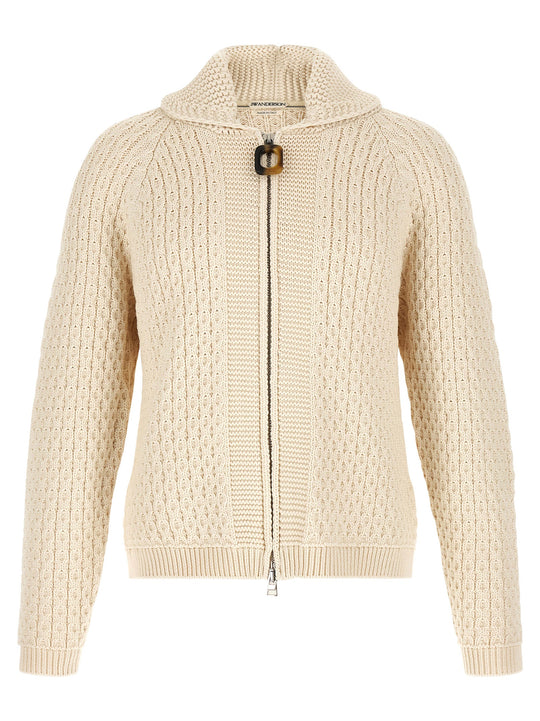 Cable Sweaters And Cardigans White
