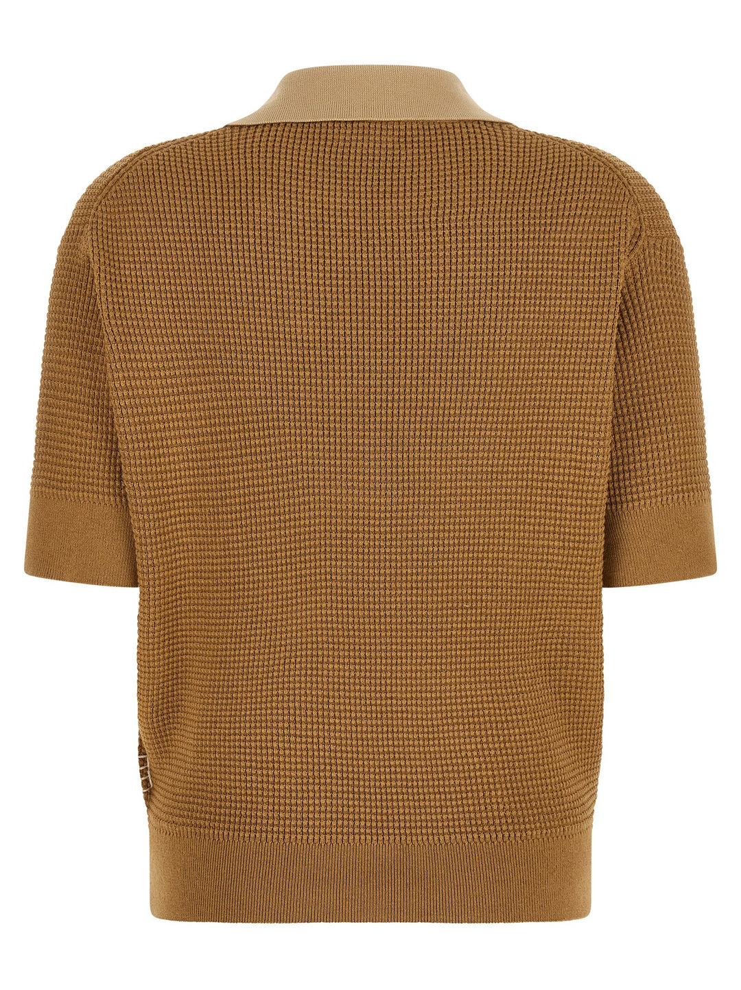 J.W. Anderson Waffle Stitch  Shirt Polo - Beige | 67f3eafbd5dc3d1f90b9b4c42bb337fbf0b2ea29