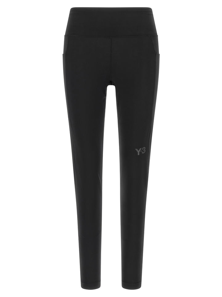 Y-3 Run Leggings - Black | ee27630f7a360a64a642149e07a28fe213c5e18a