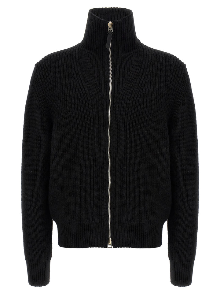 Tom Ford Zip Sweater Sweaters and Cardigans - Black | 559ef42fbff2c395e2a768c3bad00a3fd5dc0efc