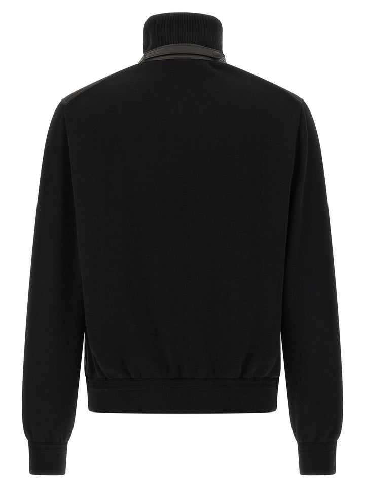 Tom Ford Merino Wool Bomber Jacket Puffer Jackets - Black | 1feb08a2c0317873ca888fca2ea7568bdf2ef1df