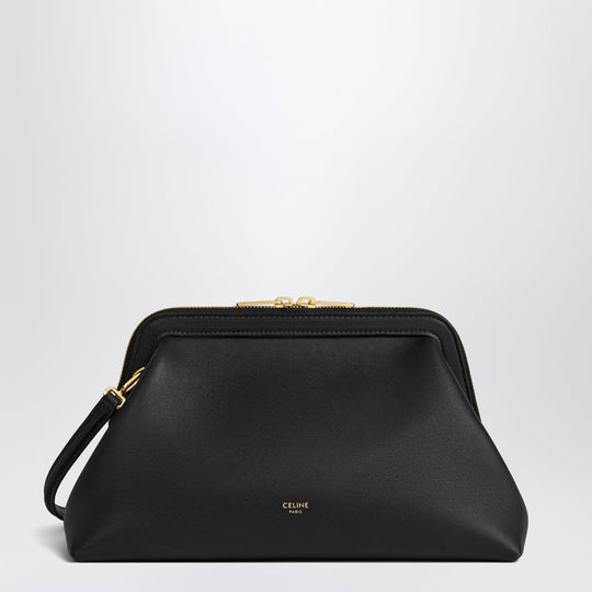 Small Doctor Pouch In Supple Natural Calfskin Black