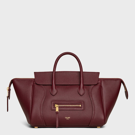 Small Syrah Leather Luggage Bag