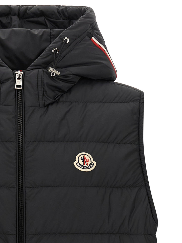 Moncler Marseillan Gilet - Black | 9f2adaaec1078bfa3e27d42692b7c405ba646cb0