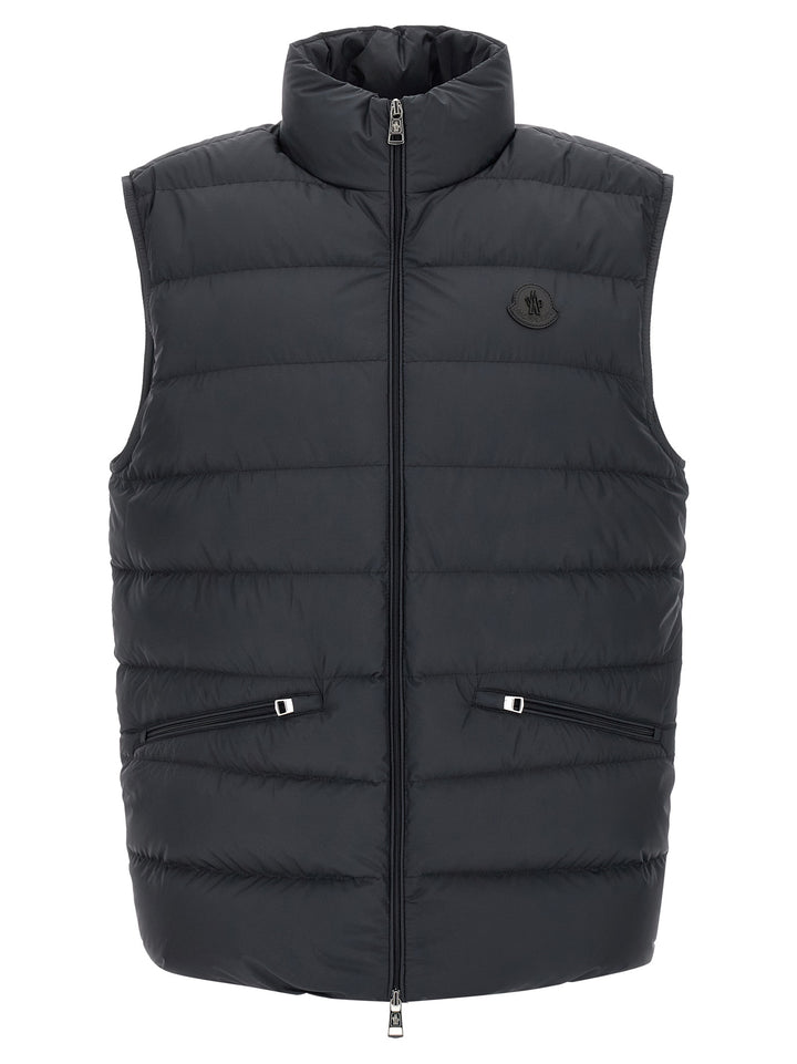 Moncler Lechtal Gilet - Blue | 20c1e481097d3917a346f95095431e248cd957f7