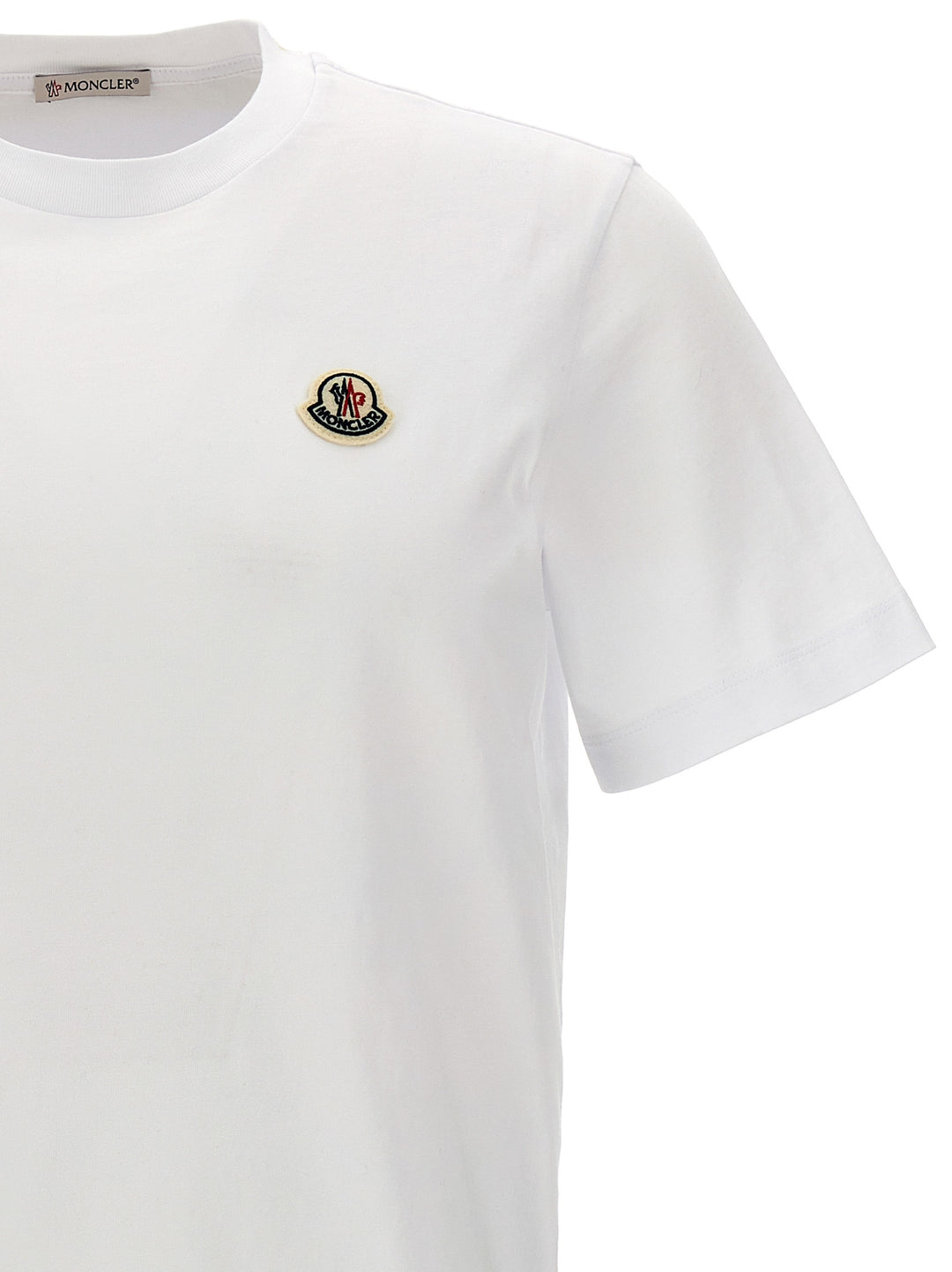 Moncler 3-Pack Logo Patch T-shirt - White | 49248363bc6d66d96bd36aa2dfa6ac85bc8b0a26