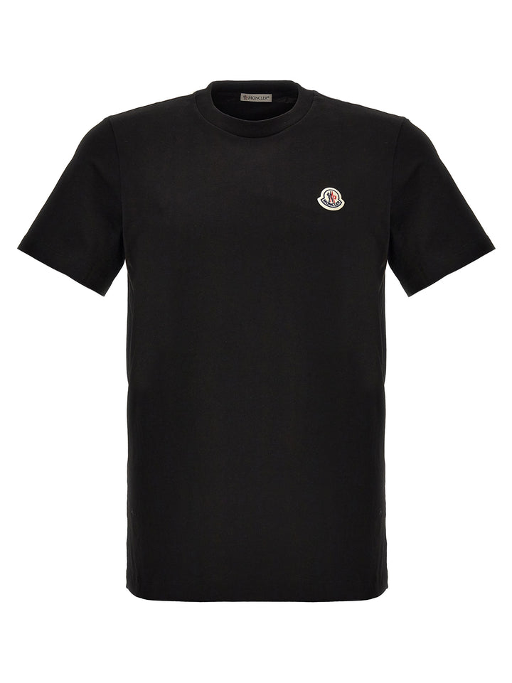 Moncler 3-Pack Logo Patch T-shirt - Black | 312a328538f2b64441e300f0522e736581fc58e8