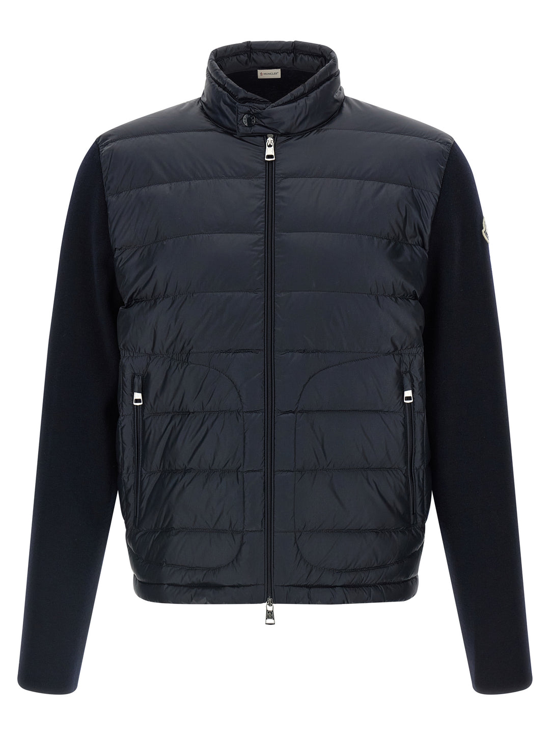 Moncler Padded Cardigan Sweaters and Cardigans - Blue | 89dcaf44605824aca1a0b8966cfbb8ca766c0ca7