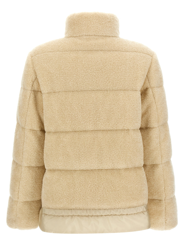 Moncler Cedre Puffer Jackets - Beige | b21eb8c5651cda5c9eb23888095bf7ad793d348d