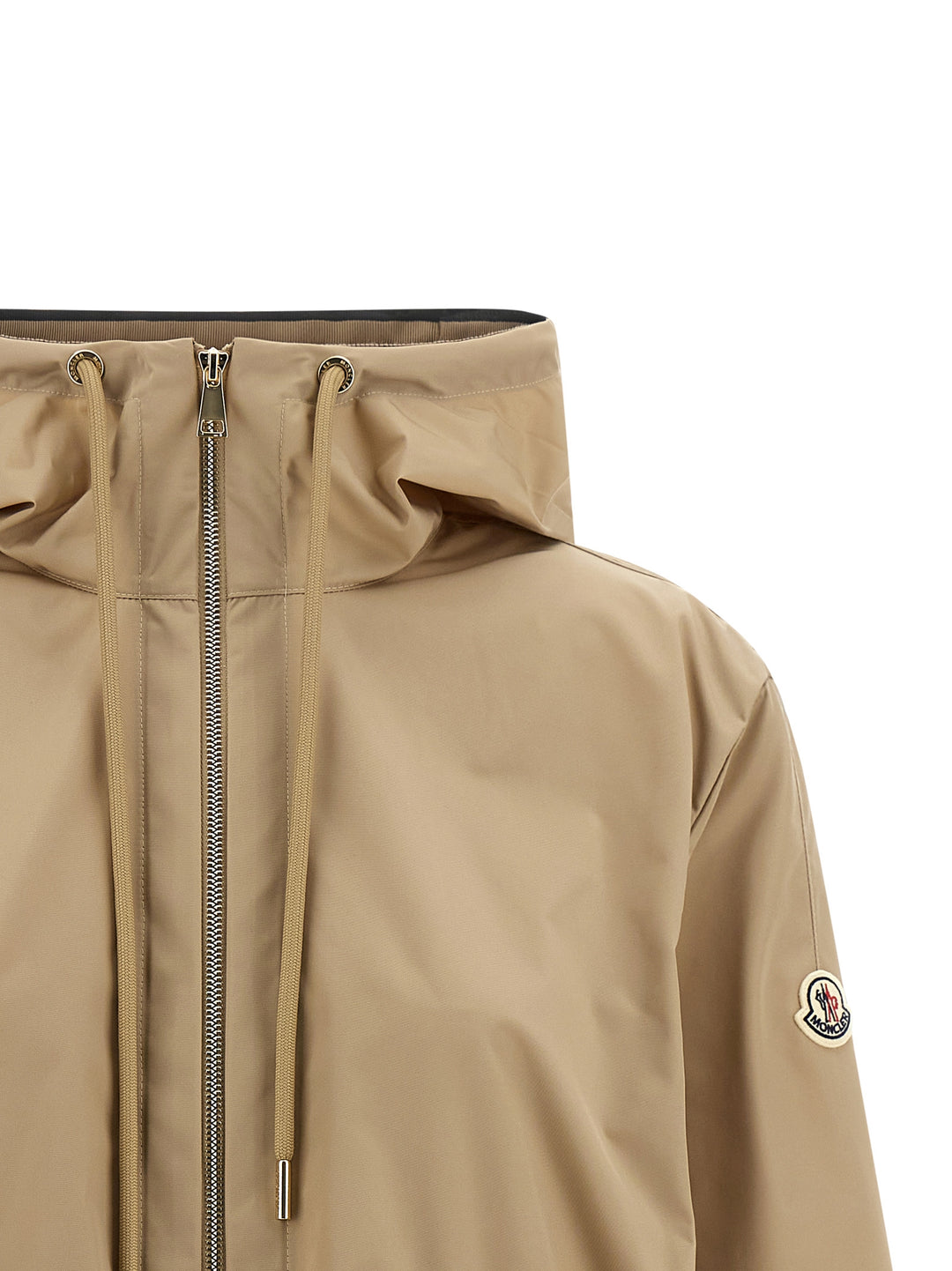 Moncler Cassiopea Puffer Jackets - Beige | c70eb42c09e50f2678218b4e005db1b9419ef1f4