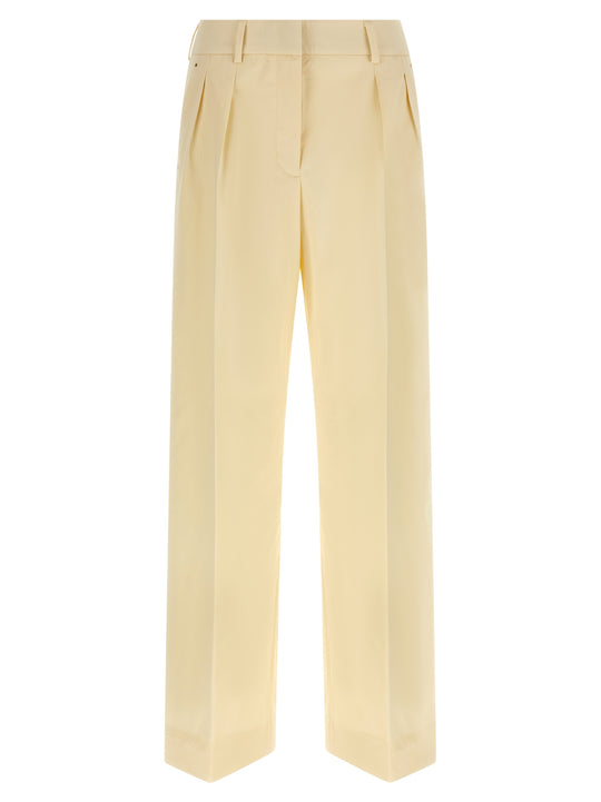 Tailored Trousers Pants Beige