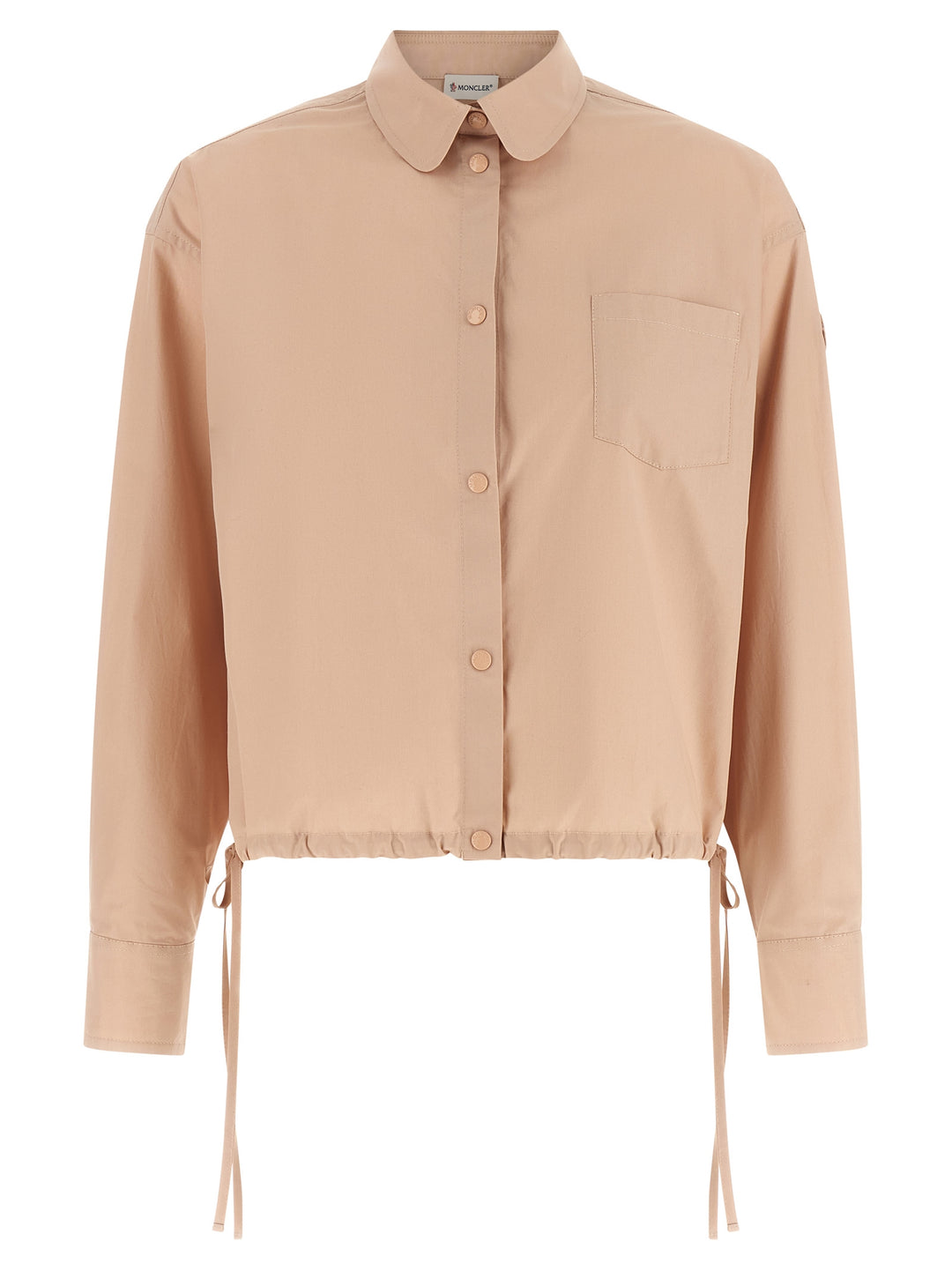 Moncler Cropped Shirt Shirt and Blouse - Pink | ca32cc221f7d6c7a12bc8f5f330022ad5714f90f