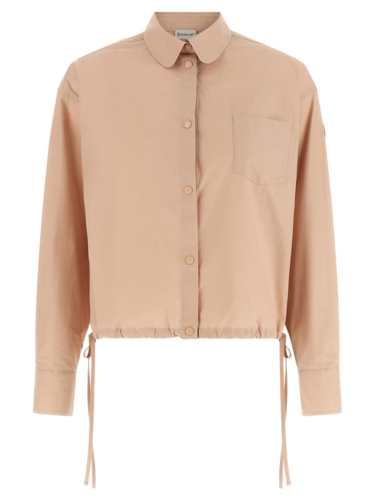 Cropped Shirt Shirt And Blouse Pink