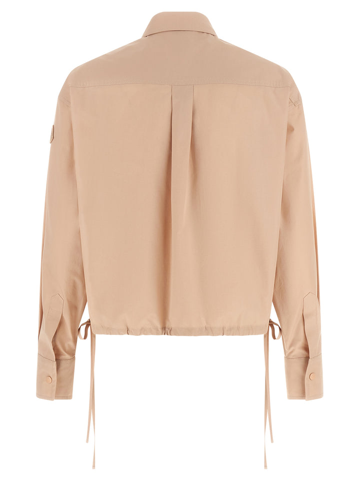 Moncler Cropped Shirt Shirt and Blouse - Pink | 3d59277fb74ba1a1e62e9929a1388250faf20bb3