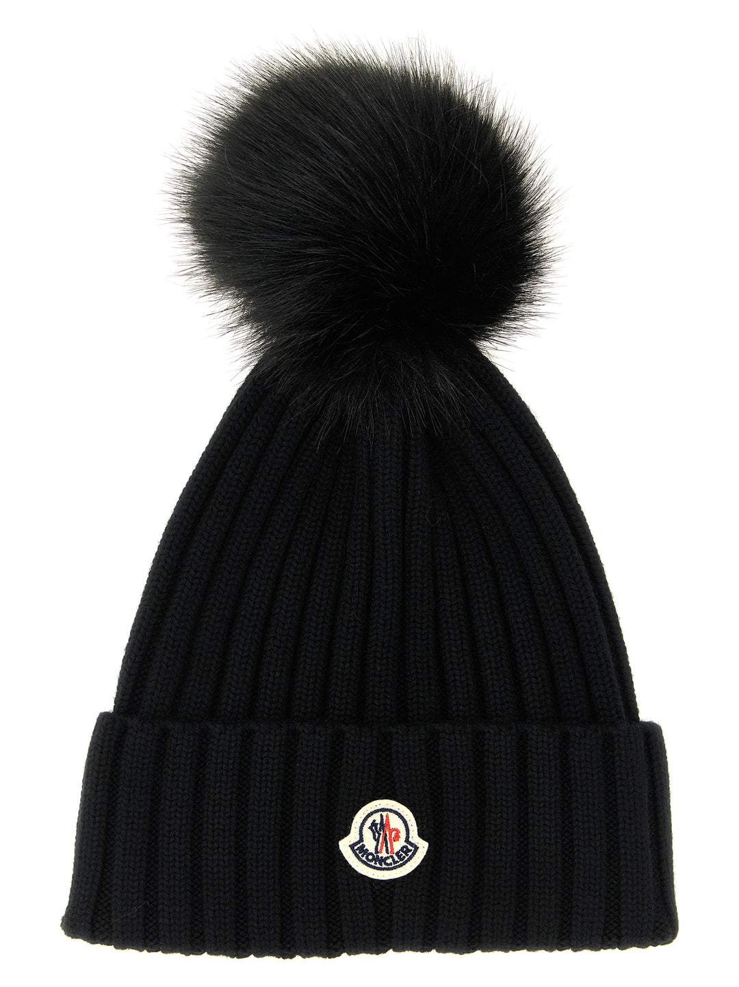 Moncler Pompon Beanie Hats - Black | 9b34177b29aa1b69983abfe99154b50a65afb8aa