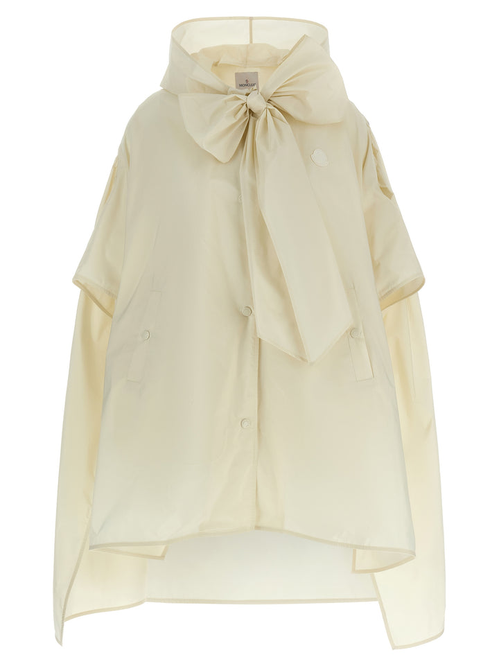 Moncler Taffeta Cape Capes - Beige | 631be49da9da5b2a197b86860c525ec5bb28fdc1