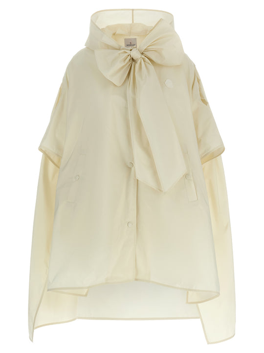 Taffeta Cape Capes Beige