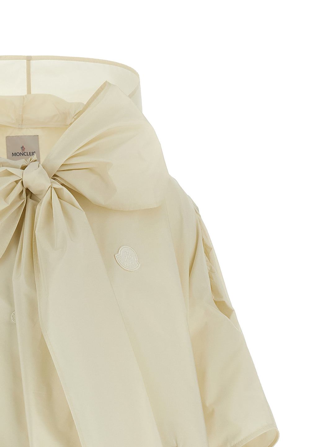 Moncler Taffeta Cape Capes - Beige | fc4d057218fa7786a78084a6e8f4b8b28f274f74