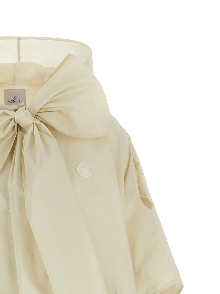 Moncler Taffeta Cape Capes - Beige | fc4d057218fa7786a78084a6e8f4b8b28f274f74