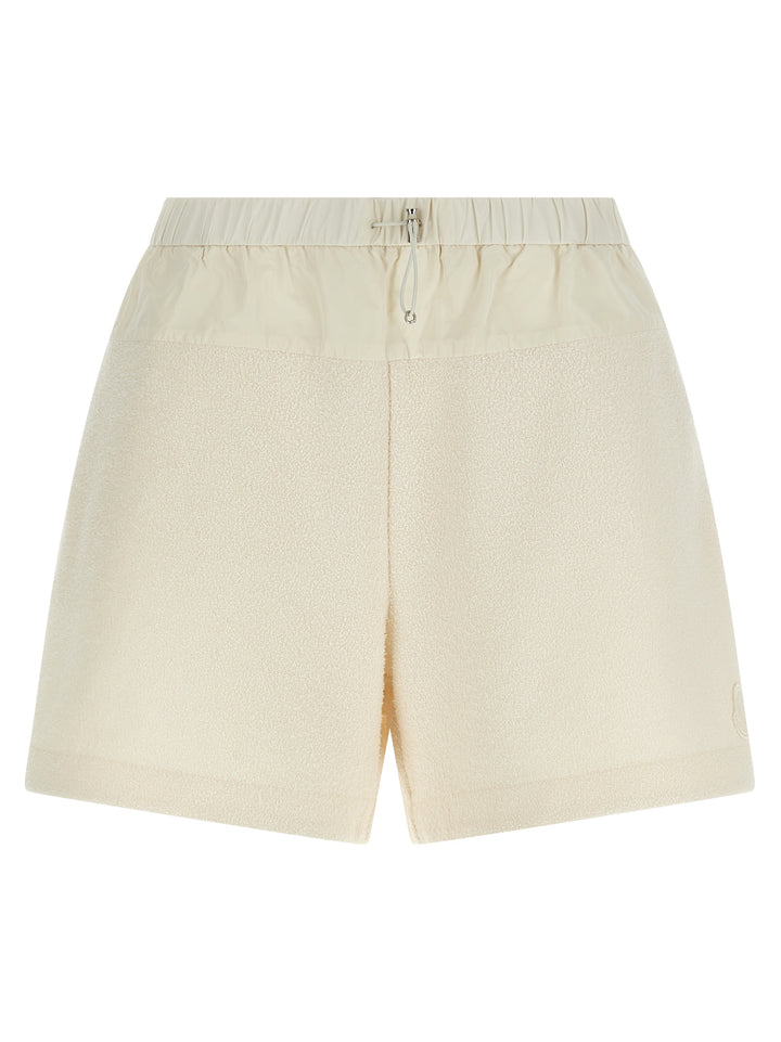 Moncler Bouclé Shorts Bermuda and Short - White | 69b1c80a10e5c959f28b914cddd923112f042940