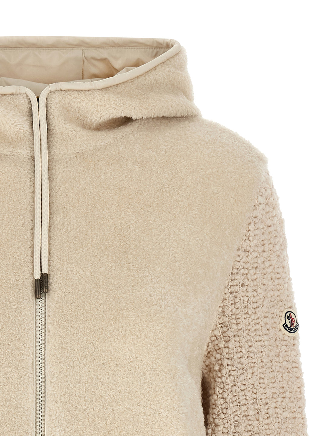 Moncler Cardigan Tricot Sweatshirt - White | edd69d3ac357a08dcbc9718ebe945b9feb37593a