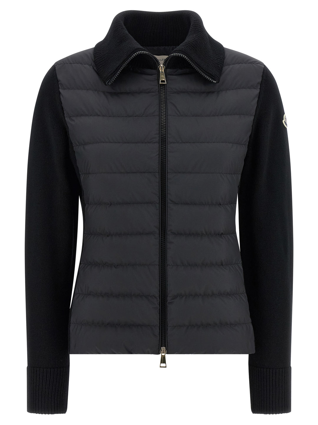 Moncler Padded Cardigan Sweaters and Cardigans - Black | 0298cad9054bf3c486669b0c840e9947dc188500