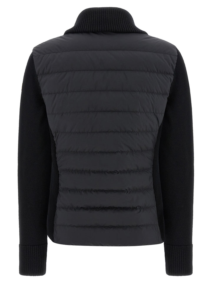 Moncler Padded Cardigan Sweaters and Cardigans - Black | b14ae6022f2c30aaf6b7542b5e62e7d379a23c1b