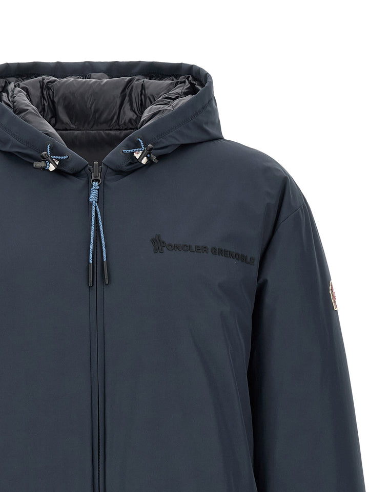 Moncler Grenoble Berguns Puffer Jackets - Blue | b9207c7bc1eeeb390848016732c3164ba6accc40