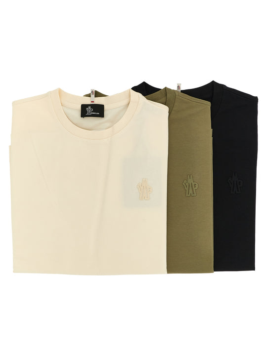 3-Pack Logo Patch T-Shirt Multicolor