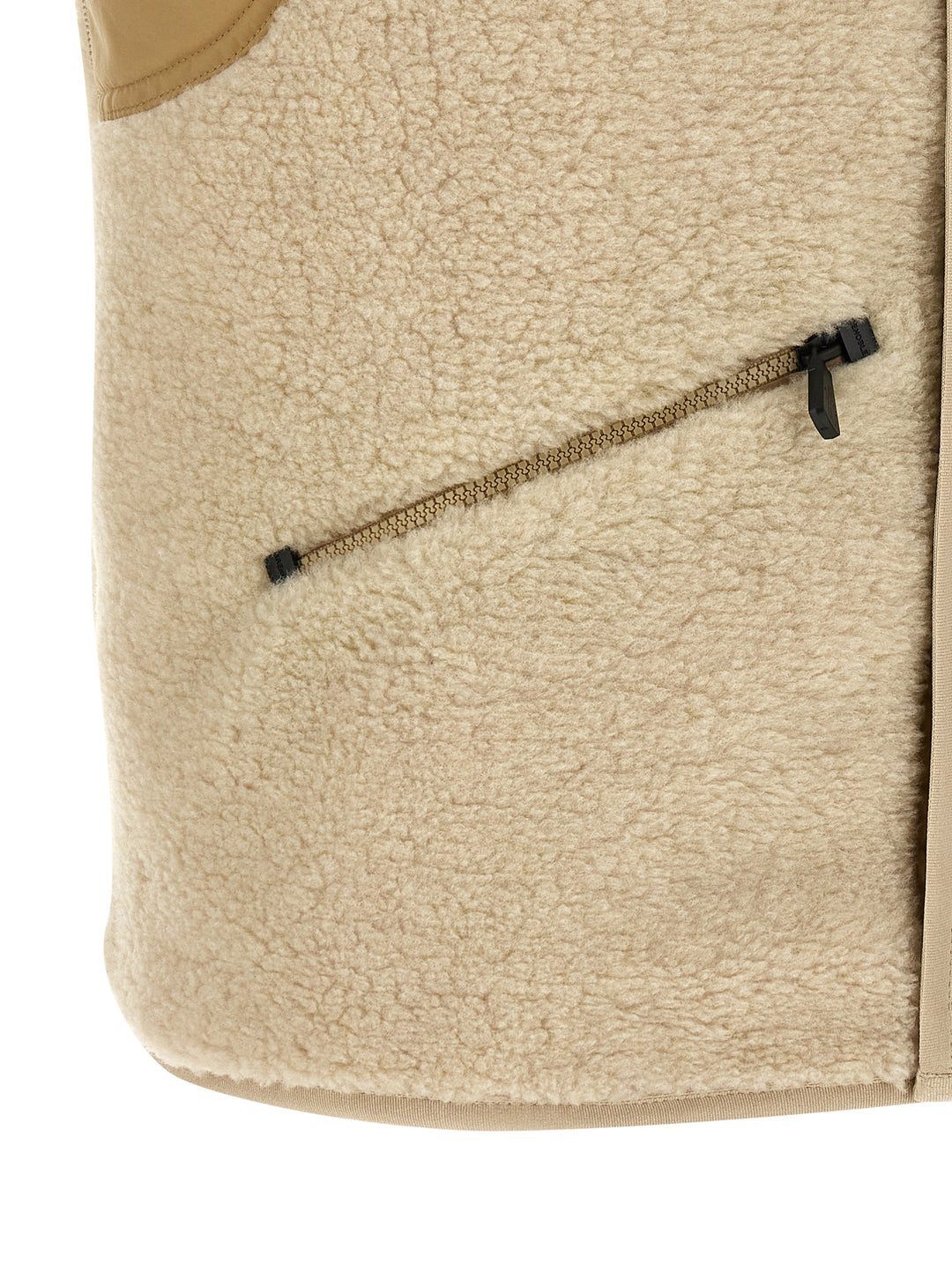 Moncler Grenoble Teddy & Chambray Vest Gilet - Multicolor | 4e45247c4edb78513b830f9a2f146d8c5561e0ad