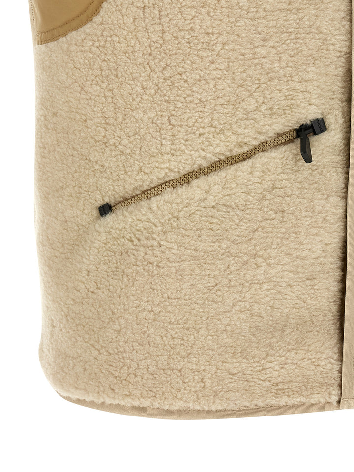 Moncler Grenoble Teddy & Chambray Vest Gilet - Multicolor | 4e45247c4edb78513b830f9a2f146d8c5561e0ad