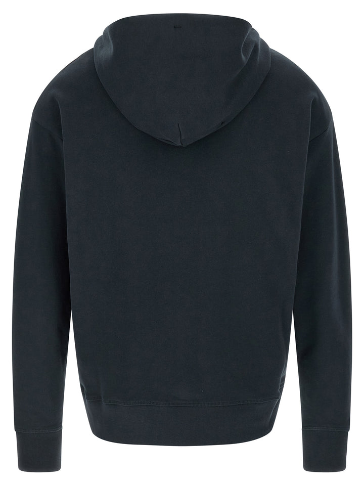 Moncler Grenoble Logo Hoodie Sweatshirt - Blue | c25761f3eba72b9fe43f4fb6a540ac5511861c78