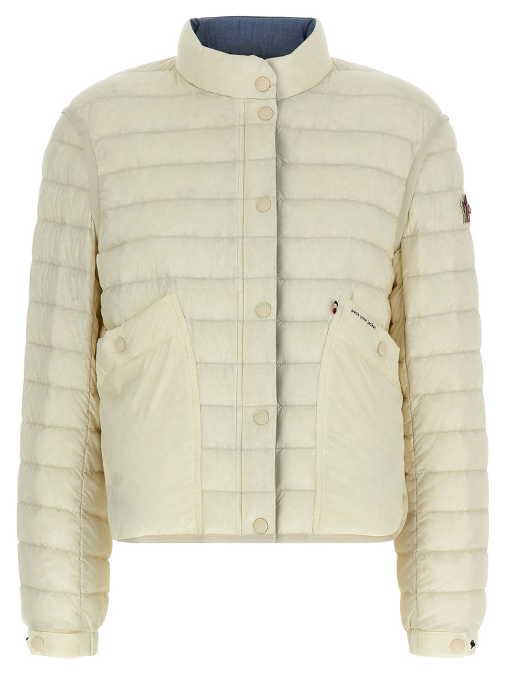 Moncler Grenoble Madulains Puffer Jackets - White | d6304ee4798dda10b90922eeeaf2c8539bfba981